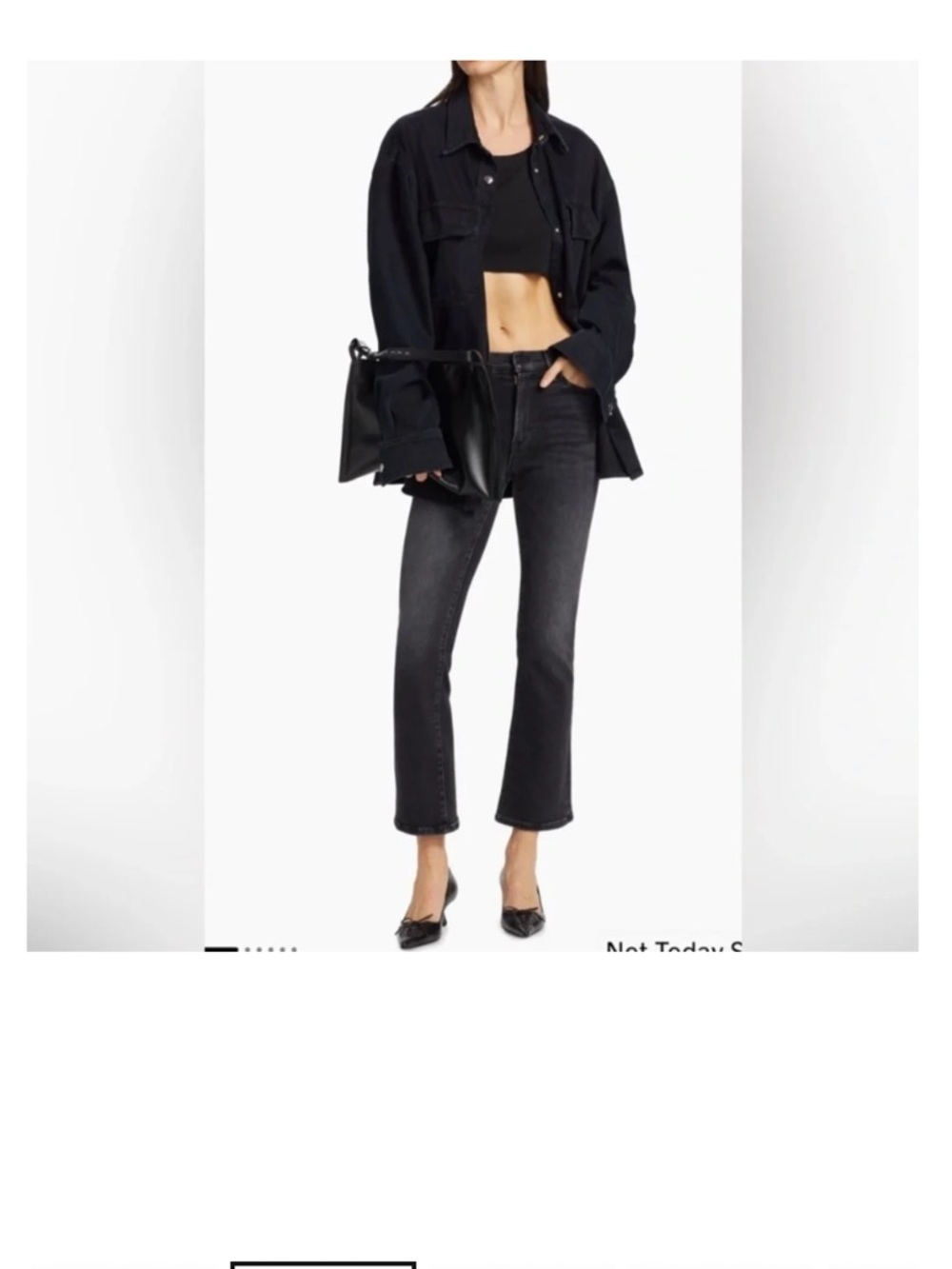 Mother Hustler Ankle Fray Jeans in encounters at night size 26